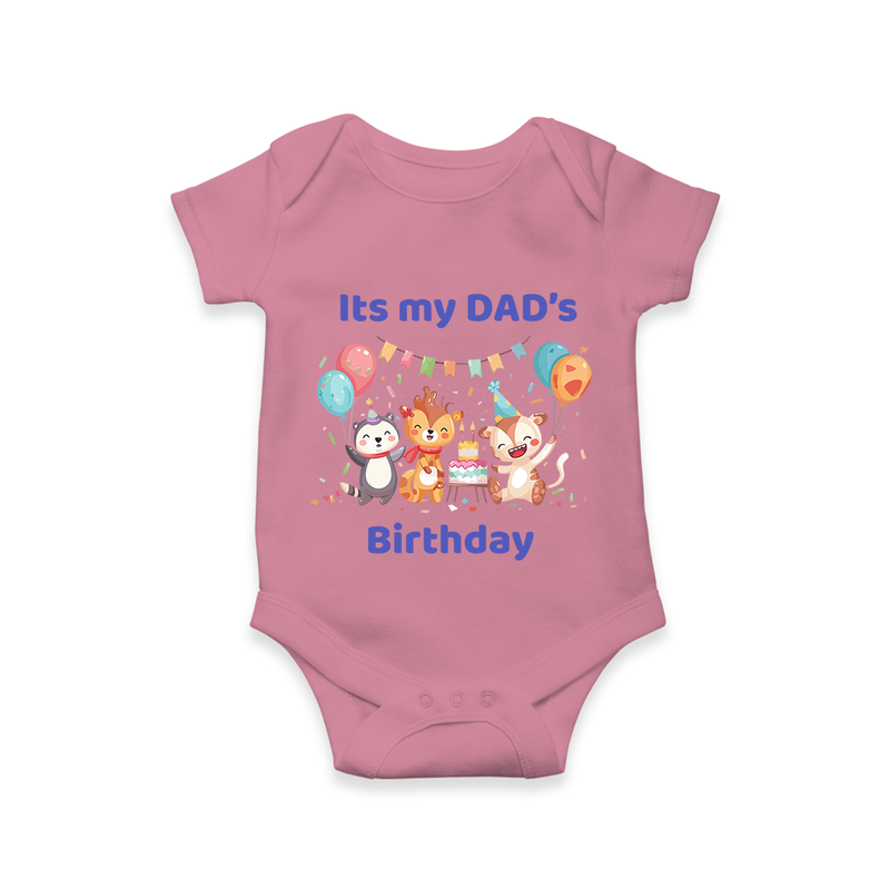 "DaddyÕs Birthday Surprise - Baby Romper Full Of Love And Joy!" - ONION - 0 - 3 Months Old (Chest 16")