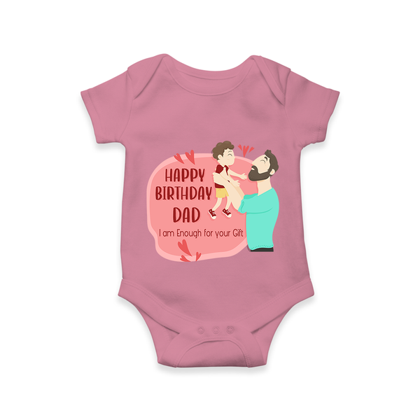 Special Baby Gift for DadÕs Birthday | Personalized Infant Romper/Onesie - ONION - 0 - 3 Months Old (Chest 16")