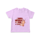 "Celebrate With Love - Kids T-Shirt For DadÕs Birthday Bash" - LILAC - 0-5 Months Old (Chest 17")