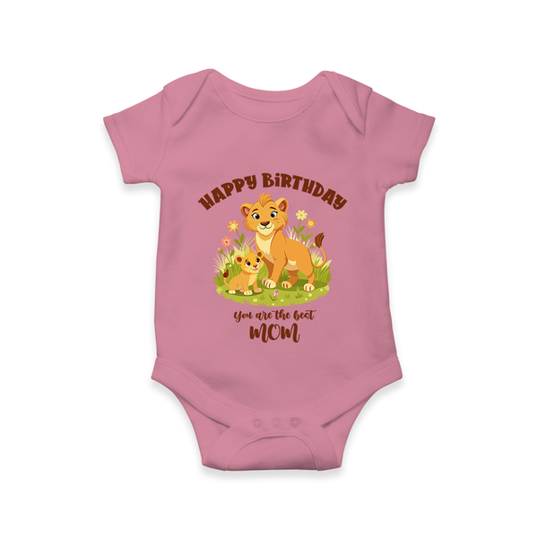 1st Birthday Wish for Mom from Baby | Cotton Printed Romper/Onesie - ONION - 0 - 3 Months Old (Chest 16")