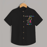 Celebrate Mom's Birthday with Baby Shirt | Cute & Comfy Shirt - BLACK - 0 - 6 Months Old (Chest 23")
