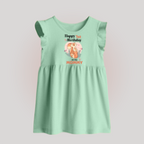 Baby Frock for Mom's Birthday | Adorable Baby Frock Outfit - MINT GREEN - 0 - 3 Months Old (Chest 17")