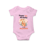 Bodysuit/Onesie for Mom's Birthday | Adorable Baby Romper Outfit - BABY PINK - 0 - 3 Months Old (Chest 16")