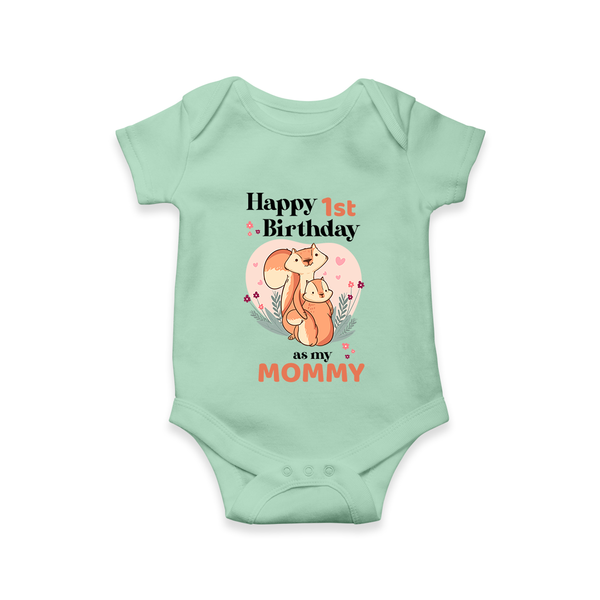 Bodysuit/Onesie for Mom's Birthday | Adorable Baby Romper Outfit - MINT GREEN - 0 - 3 Months Old (Chest 16")