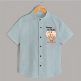 Shirt for Mom's Birthday | Adorable Baby Shirt Outfit - ARCTIC BLUE - 0 - 6 Months Old (Chest 23")