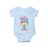 "Make MomÕs Birthday Magical With This Unique Baby Romper" - BABY BLUE - 0 - 3 Months Old (Chest 16")