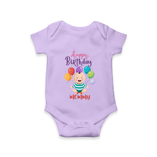 MommyÕs Special Day Romper/Onesie | Gift from Baby - LILAC - 0 - 3 Months Old (Chest 16")
