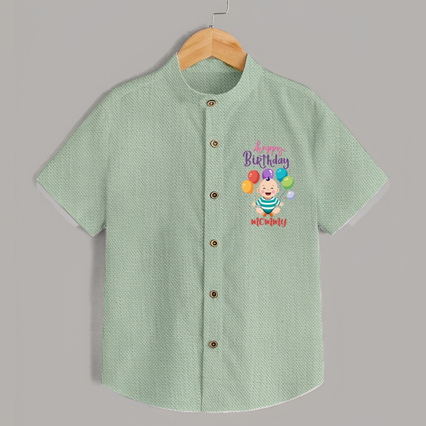 Mommy's Special Day Shirt | Gift from Baby - MINT GREEN - 0 - 6 Months Old (Chest 23")