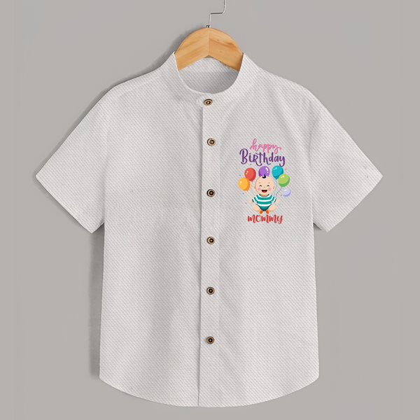 Mommy's Special Day Shirt | Gift from Baby - WHITE - 0 - 6 Months Old (Chest 23")