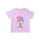 "Make MomÕs Birthday Magical With This Unique Kids T-Shirt" - LILAC - 0-5 Months Old (Chest 17")