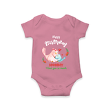 "Happy Birthday Mom - Baby Romper That Makes Celebrations Unforgettable" - ONION - 0 - 3 Months Old (Chest 16")