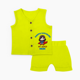 Baby Jabla Set for MommyÕs Big Day | Unique Birthday Gift - LIME - 0 - 3 Months Old (Chest 9.8")