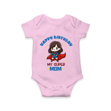 Baby Romper/Onesie for MommyÕs Big Day | Unique Birthday Gift - BABY PINK - 0 - 3 Months Old (Chest 16")