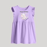 Celebrate Mommy with This Baby Frock | Perfect for Photoshoot - LILAC - 0 - 3 Months Old (Chest 17")