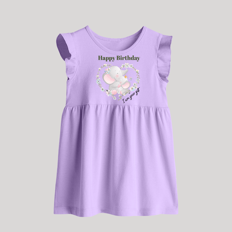 Celebrate Mommy with This Baby Frock | Perfect for Photoshoot - LILAC - 0 - 3 Months Old (Chest 17")