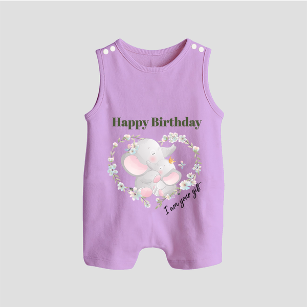Celebrate Mommy with This Baby Romper/Sleeveless Romper | Perfect for Photoshoot - LILAC - 0 - 5 Months Old (Chest 18")