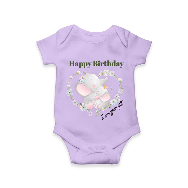 Celebrate Mommy with This Baby Romper/Onesie | Perfect for Photoshoot - LILAC - 0 - 3 Months Old (Chest 16")