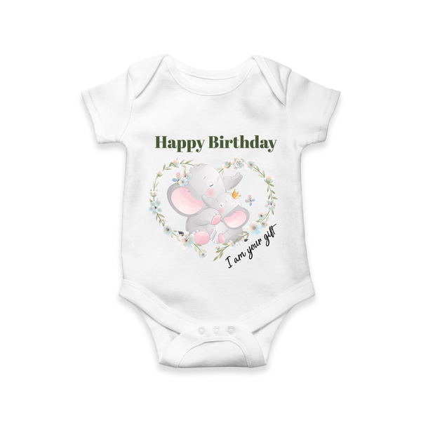 Celebrate Mommy with This Baby Romper/Onesie | Perfect for Photoshoot - WHITE - 0 - 3 Months Old (Chest 16")