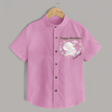 Celebrate Mommy with This Baby Shirt | Perfect for Photoshoot - BABY PINK - 0 - 6 Months Old (Chest 23")