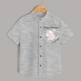 Celebrate Mommy with This Baby Shirt | Perfect for Photoshoot - GREY - 0 - 6 Months Old (Chest 23")