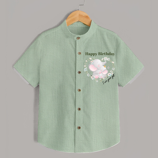 Celebrate Mommy with This Baby Shirt | Perfect for Photoshoot - MINT GREEN - 0 - 6 Months Old (Chest 23")