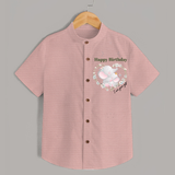 Celebrate Mommy with This Baby Shirt | Perfect for Photoshoot - PEACH - 0 - 6 Months Old (Chest 23")