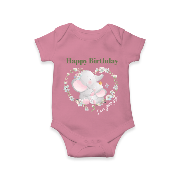 Celebrate Mommy with This Baby Romper/Onesie | Perfect for Photoshoot - ONION - 0 - 3 Months Old (Chest 16")