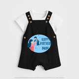 "The Cutest Baby Dungaree Set To Celebrate MomÕs Birthday In Style!" - BLACK - 0 - 5 Months Old (Chest 18")