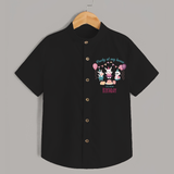 "Happy Birthday Mom - Stylish Shirt To Share The Joy" - BLACK - 0 - 6 Months Old (Chest 23")