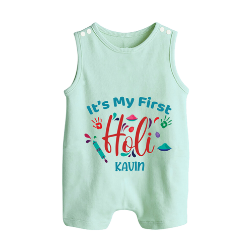 My First Holi - Let The Colors Speak With Our Customized Romper Suit For Babies With Name