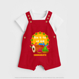 Traditional Holi Dhol & Colors Name Dunagree - RED - 0 - 5 Months Old (Chest 18")