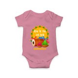 Happy Holi - Dil Se Rang Gayi Holi With Our Customized Romper For Babies With Name - ONION - 0 - 3 Months Old (Chest 16")