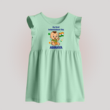 My First Independence Little Patriot Baby Frock - MINT GREEN - 0 - 3 Months Old (Chest 17")