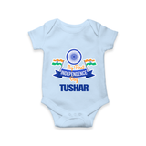 My First Independence Ashoka Pride Romper - BABY BLUE - New Born (Chest 14")
