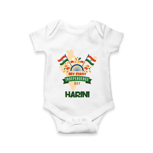 My First Independence India Map Celebration Romper
