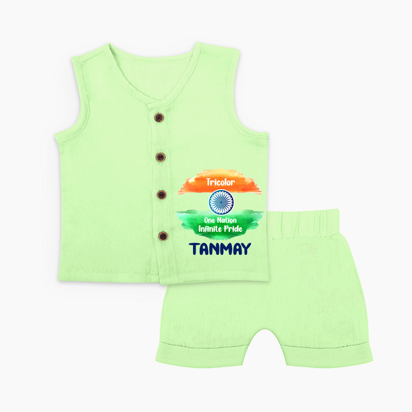 One Nation Infinite Pride Personalised Kid Jabla Set - PASTEL GREEN - 0 - 3 Months Old (Chest 9.8")