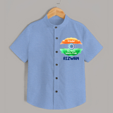 Tricolour Infinite Pride Shirt - SKY BLUE - 0 - 6 Months Old (Chest 23")