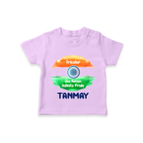 Tricolour Infinite Pride T Shirt - LILAC - 0-5 Months Old (Chest 17")