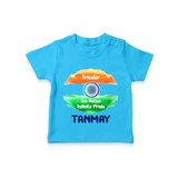 Tricolour Infinite Pride T Shirt - SKY BLUE - 0-5 Months Old (Chest 17")