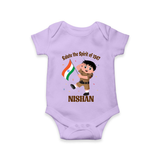 Spirit of 1947 Little Soldier Romper - LILAC - New Born (Chest 14")