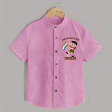 Spirit of 1947 Little Soldier Shirt - BABY PINK - 0 - 6 Months Old (Chest 23")