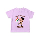 Spirit of 1947 Little Soldier T Shirt - LILAC - 0-5 Months Old (Chest 17")