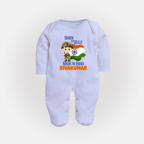 Bore to rule Made in India Personalised Baby Fullbody Suit