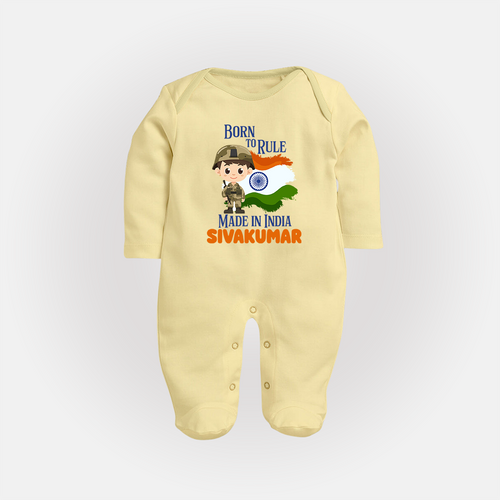 Born to Rule Little Soldier Full Body Suit