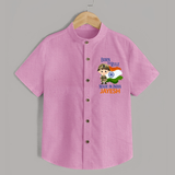 Born to Rule Little Soldier Shirt - BABY PINK - 0 - 6 Months Old (Chest 23")
