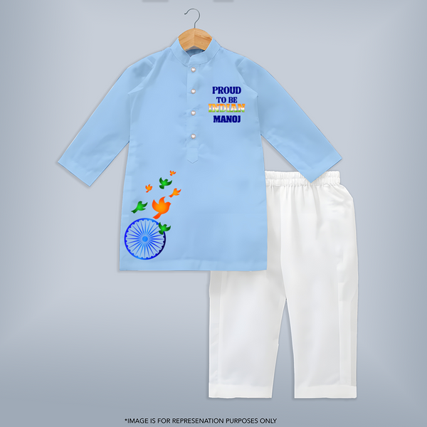 Republic Day Freedom Birds Kids Kurta Set