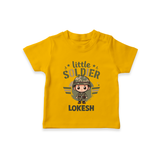 Little Soldier Baby T Shirt - CHROME YELLOW - 0-5 Months Old (Chest 17")