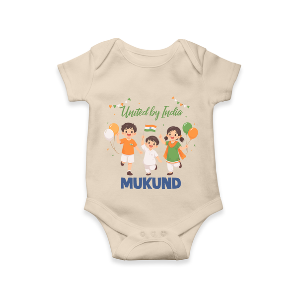 United by India Romper - IVORY - New Born (Chest 14")