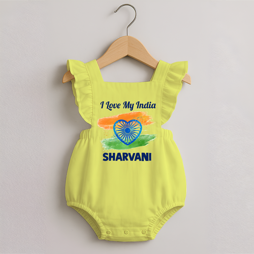I Love My India Baby Romper Frock