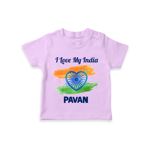 I Love My India Baby T Shirt